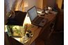 Everything you need: Phone, computer, fish tank....