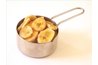 A 1/2 cup serving of banana chips