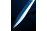 The Roman sword is characterized by a diamond-shaped cross section, as shown in this image.