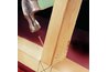 Use a 45-degree angle to attach studs to plates.