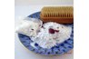 Bath salts and a body brush