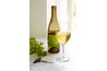 Wine glass and grapes