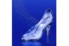 Cinderella's glass slippers can be made at home or bought from a store.