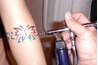 An airbrush tattoo means no restrictions in terms of designs and colors.