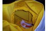 The arm hole with attached sleeve inside of your garment should look like this.
