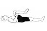 Knee-to-chest stretch