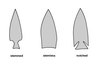 Stemmed, Stemless, and Notched Arrowheads.