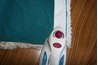 Press iron-on binding to wrong side