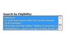 Select Grant Eligibility Categories