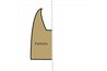 The dotted line is the center fold of the sailor collar pattern