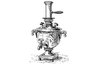 Line drawing of a samovar