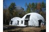 Monolithic dome house--note smooth form.