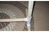 Foot with bottom cross piece and upright piece in place