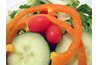 Add fresh vegetables to your tossed salad at lunch time.