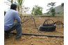Installing a large drip system
