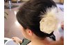 A classy accessory can add glamour to a short up-do.