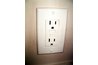 A GFCI wall outlet.