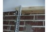 Install braces so that one side faces towards the shelf