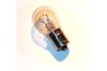 Even a small flashlight bulb can be visible for long distances at night.