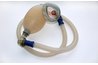 A respirator mask should be worn when you're working with solvent-based paints.