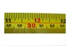 Use a tape measure to mark where to place the eye hooks.