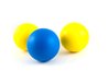 Ping pong balls work well for a homemade ball-in-cup game.