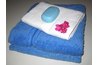 Soap and water removes residue from the face mold-making project.