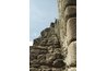 Stone rubble and large handcrafted wall ruins.