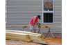 For a large job such as installing siding, use a power sander.