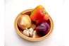Sofrito seasoning begins with onions, garlic and peppers. Herbs and other vegetables increase its flavor.