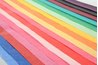 Tissue paper is inexpensive and available in a wide array of colors.
