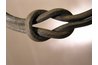 Tie a neat, even square knot.