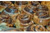 Offer tasty baked treats such as cinnamon rolls.