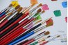 Paint colors can be mixed and matched using just primary colors or special colors, such as aquamarine.