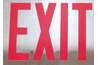 Plexiglass is a functional substrate for signs.
