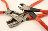 Needle nose pliers, Wire cutters, and Lineman's Pliers