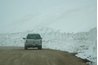 Daytime running lights can increase visibility during winter weather.
