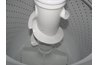Putting the sweater ball into pantyhose avoids clogging your washing machine.