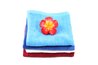Press moisture from ribbons using a towel