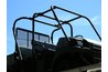 Roll cages are made of welded steel tubing.