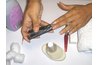 Nail tools clearly define the salon's services.