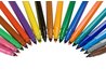 Felt is used in the tip of some colorful markers.