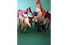 Use toy zoo or circus animals on your carousel.