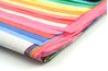 Use tissue paper to make a pattern.