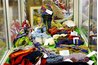 Organize clothing neatly in theme sections.