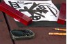 Chinese calligraphers use brushes and ink to create beautiful Chinese characters.