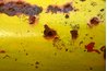 Rusty steel surfaces require coarse sanding before repainting.