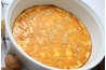 When ready for serving, the flan is inverted so that the caramel covers the custard.