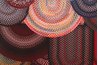 Use various colors to get a rag rug effect.