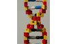 A Lego model of the DNA spiral.